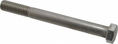 Value Collection - 1/2-13 UNC, 5" Length Under Head Hex Head Cap Screw - Grade 18-8 Stainless Steel, 3/4" Hex - Industrial Tool & Supply