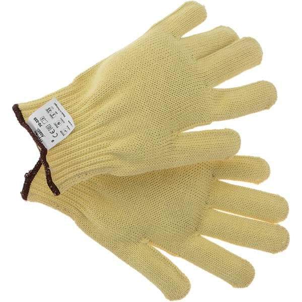 Ansell - Size L, ANSI Cut Lvl A3, Abrasion Lvl 3, Cut Resistant Gloves - Yellow - Industrial Tool & Supply