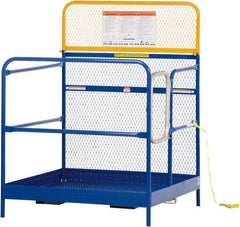Vestil - 60" Platform - Forklift Work Platform, 1,000 Lb Capacity, 60" Platform Height, 48" Base Width x 48" Base Depth - Industrial Tool & Supply