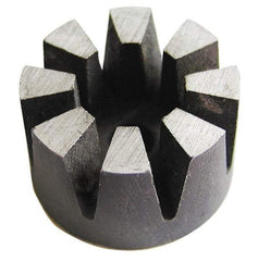 Eclipse - 1-1/4" OD x 1-3/8" High, 2 Pole Alnico Rotor Magnet - 5/16" Hole Diam, 23 Lb Max Holding Capacity, 1,022°F Max Operating Temp - Industrial Tool & Supply