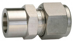 Ham-Let - 1/2" OD, Grade 316Stainless Steel Union - Comp x Socket Weld Ends - Industrial Tool & Supply