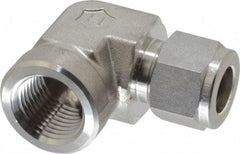Ham-Let - 1/2" OD, Grade 316Stainless Steel Female Elbow - Comp x FNPT Ends - Industrial Tool & Supply
