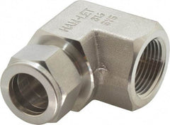 Ham-Let - 3/4" OD, Grade 316Stainless Steel Female Elbow - Comp x FNPT Ends - Industrial Tool & Supply