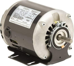 US Motors - 1/2 hp, ODP Enclosure, Auto Thermal Protection, 1,725 RPM, 115 Volt, 60 Hz, Industrial Electric AC/DC Motor - Size 48/56 Frame, Resilient Mount, 1 Speed, Sleeve Bearings, A Class Insulation, Reversible - Industrial Tool & Supply