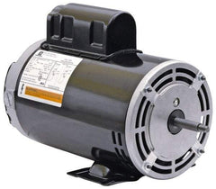 US Motors - 1.5 hp, ODP Enclosure, Auto Thermal Protection, 3,450 RPM, 115/230 Volt, 60 Hz, Industrial Electric AC/DC Motor - Size 48 Frame, Thru Bolt with Base Mount, 1 Speed, Ball Bearings, 15.4/7.7 Full Load Amps, F Class Insulation, CCW Drive End - Industrial Tool & Supply