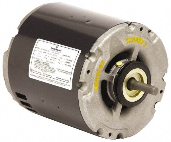 US Motors - 1/2 hp, ODP Enclosure, No Thermal Protection, 1,425 RPM, 220 Volt, 50 Hz, Industrial Electric AC/DC Motor - Size 56 Frame, Cradle Mount, 2 Speed, Sleeve Bearings, 5.7/3.4 Full Load Amps, B Class Insulation, CW Shaft End - Industrial Tool & Supply