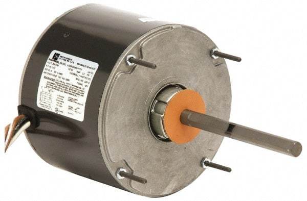 US Motors - 1/3 hp, ODP Enclosure, Auto Thermal Protection, 1,075 RPM, 208-230 Volt, 60 Hz, Industrial Electric AC/DC Motor - Size 48 Frame, Hub/Stud Mount, 1 Speed, Sleeve Bearings, 2.5-2.2 Full Load Amps, B Class Insulation, Reversible - Industrial Tool & Supply