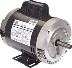 US Motors - 1/2 hp, ODP Enclosure, Auto Thermal Protection, 1,725 RPM, 115/208-230 Volt, 60 Hz, Industrial Electric AC/DC Motor - Size 56 Frame, J-Face/Base Mount, 1 Speed, Ball Bearings, 8.9/4.4-4.5 Full Load Amps, B Class Insulation, CCW Drive End - Industrial Tool & Supply