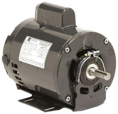 US Motors - 1/2 hp, TEAO Enclosure, No Thermal Protection, 1,140 RPM, 208-230/460 Volt, 60 Hz, Three Phase Standard Efficient Motor - Size 56 Frame, Cradle/Stud Mount, 1 Speed, Ball Bearings, 2.4-2.4/1.2 Full Load Amps, B Class Insulation, Reversible - Industrial Tool & Supply