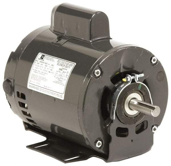 US Motors - 1/3 hp, ODP Enclosure, No Thermal Protection, 1,725 RPM, 208-230/460 Volt, 60 Hz, Three Phase Standard Efficient Motor - Size 56 Frame, Cradle/Stud Mount, 1 Speed, Ball Bearings, 1.5-1.6/0.81 Full Load Amps, B Class Insulation, Reversible - Industrial Tool & Supply
