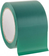 NMC - Green Solid Color Vinyl Tape - 3" Wide x 108' Long x 0.002" Thick, General Traffic - Industrial Tool & Supply