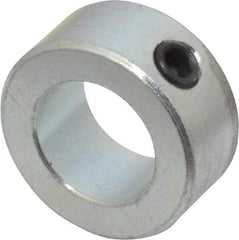 Climax Metal Products - 3/4" Bore, Steel, Set Screw Shaft Collar - 1-1/4" Outside Diam, 9/16" Wide - Industrial Tool & Supply