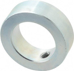 Climax Metal Products - 1-5/8" Bore, Steel, Set Screw Shaft Collar - 2-1/2" Outside Diam, 13/16" Wide - Industrial Tool & Supply