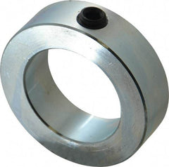 Climax Metal Products - 1-15/16" Bore, Steel, Set Screw Shaft Collar - 3" Outside Diam, 7/8" Wide - Industrial Tool & Supply