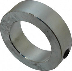 Climax Metal Products - 2-3/16" Bore, Steel, Set Screw Shaft Collar - 3-1/4" Outside Diam, 15/16" Wide - Industrial Tool & Supply