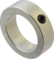 Climax Metal Products - 2-1/2" Bore, Steel, Set Screw Shaft Collar - 3-1/2" Outside Diam, 1" Wide - Industrial Tool & Supply