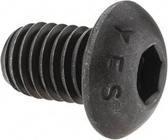 Value Collection - 1/2-13 UNC Hex Socket Drive, Button Screw - Alloy Steel, Black Oxide Finish, Fully Threaded, 3/4" Length Under Head - Industrial Tool & Supply