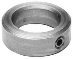 Climax Metal Products - 2-11/16" Bore, Steel, Set Screw Shaft Collar - 4" Outside Diam, 1-1/8" Wide - Industrial Tool & Supply