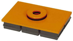 Mason Ind. - 12" Long x 10" Wide x 1" Thick, Neoprene & Steel, Machinery Leveling Pad & Mat - 6,000 Lb Max Load - Industrial Tool & Supply