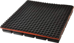 Mason Ind. - 10" Long x 10" Wide x 1-1/4" Thick, Neoprene & Steel, Machinery Leveling Pad & Mat - 5,000 Lb Max Load - Industrial Tool & Supply