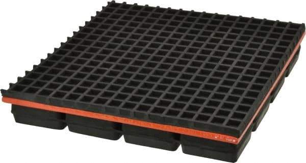 Mason Ind. - 8" Long x 8" Wide x 1-1/4" Thick, Neoprene & Steel, Machinery Leveling Pad & Mat - 3,200 Lb Max Load - Industrial Tool & Supply