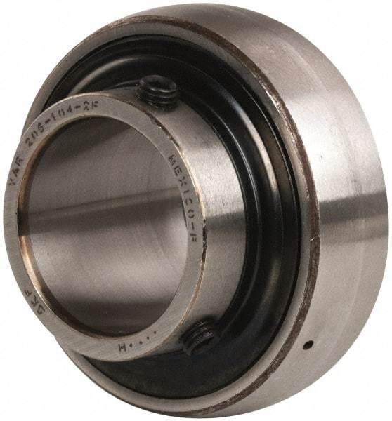 SKF - 1-1/4" ID x 2.4409" OD, 3,380 Lb Dynamic Capacity, Insert Bearing Insert Bearing - 0.7087" Race Width, 2,520 Lb Static Capacity - Industrial Tool & Supply