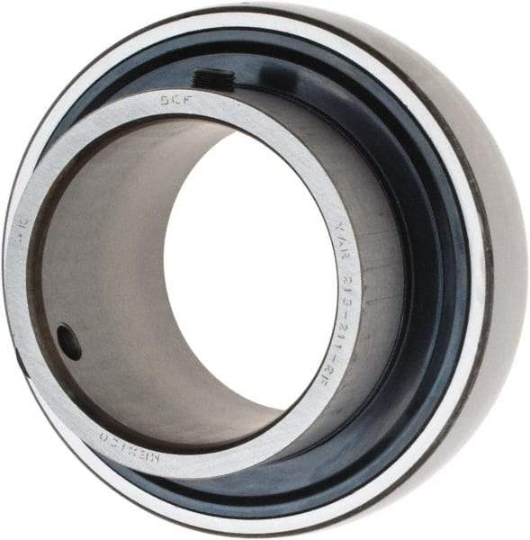 SKF - 2-11/16" ID x 4.7244" OD, 9,900 Lb Dynamic Capacity, Insert Bearing Insert Bearing - 1-1/16" Race Width, 8,990 Lb Static Capacity - Industrial Tool & Supply