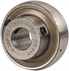 SKF - 1/2" ID x 1.5748" OD, 1,650 Lb Dynamic Capacity, Insert Bearing Insert Bearing - 0.4724" Race Width, 1,070 Lb Static Capacity - Industrial Tool & Supply
