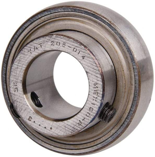 SKF - 7/8" ID x 2.0472" OD, 2,430 Lb Dynamic Capacity, Insert Bearing Insert Bearing - 0.5906" Race Width, 1,750 Lb Static Capacity - Industrial Tool & Supply