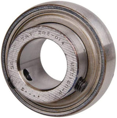 SKF - 7/8" ID x 2.0472" OD, 2,430 Lb Dynamic Capacity, Insert Bearing Insert Bearing - 0.5906" Race Width, 1,750 Lb Static Capacity - Industrial Tool & Supply