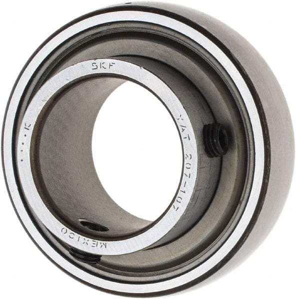 SKF - 1-7/16" ID x 2.8346" OD, 4,410 Lb Dynamic Capacity, Insert Bearing Insert Bearing - 3/4" Race Width, 3,440 Lb Static Capacity - Industrial Tool & Supply
