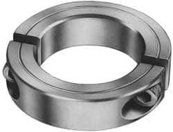 Climax Metal Products - 38mm Bore, Steel, Two Piece Shaft Collar - 2-3/8" Outside Diam - Industrial Tool & Supply