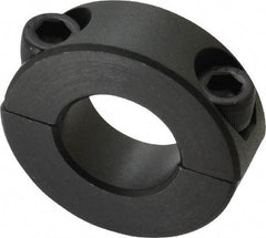 Made in USA - 3/4" Bore, Steel, Two Piece Shaft Collar - 1-1/2" Outside Diam, 1/2" Wide - Industrial Tool & Supply
