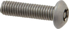 Value Collection - #10-32 UNF Pin In Torx Drive, Button Screw - Grade 18-8 Stainless Steel, Uncoated, 3/4" Length Under Head - Industrial Tool & Supply