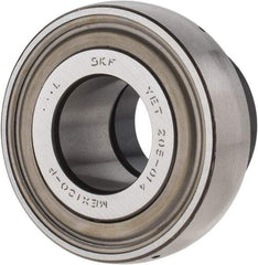 SKF - 7/8" ID x 2.0472" OD, 2,430 Lb Dynamic Capacity, Insert Bearing Insert Bearing - 0.5906" Race Width, 1,750 Lb Static Capacity - Industrial Tool & Supply
