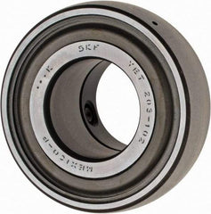 SKF - 1-1/8" ID x 2.4409" OD, 3,380 Lb Dynamic Capacity, Insert Bearing Insert Bearing - 0.7087" Race Width, 2,520 Lb Static Capacity - Industrial Tool & Supply