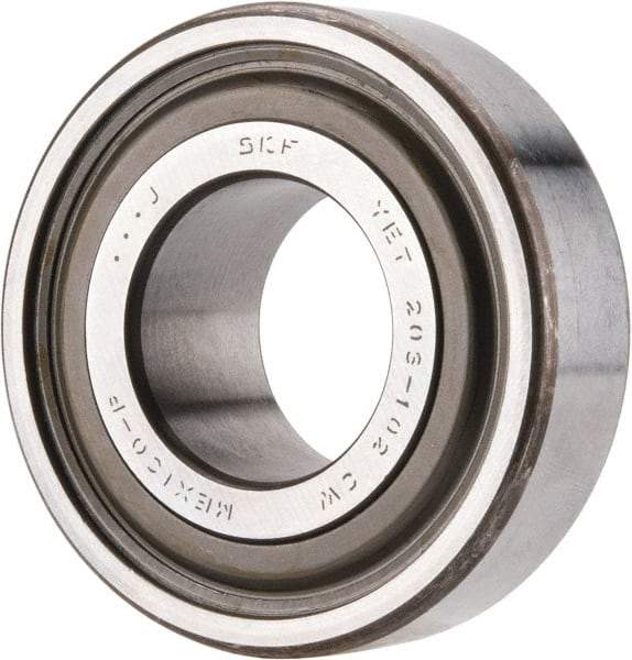 SKF - 1-1/8" ID x 2.4409" OD, 3,380 Lb Dynamic Capacity, Insert Bearing Insert Bearing - 0.7087" Race Width, 2,520 Lb Static Capacity - Industrial Tool & Supply