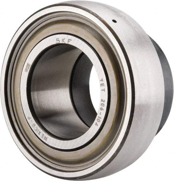 SKF - 1-1/4" ID x 2.4409" OD, 3,380 Lb Dynamic Capacity, Insert Bearing Insert Bearing - 0.7087" Race Width, 2,520 Lb Static Capacity - Industrial Tool & Supply