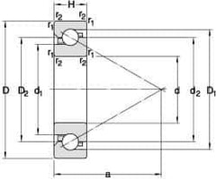 SKF - Radial Ball Bearings Type: Angular Contact Style: Open - Industrial Tool & Supply