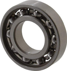 SKF - 17mm Bore Diam, 35mm OD, Open Deep Groove Radial Ball Bearing - 8mm Wide, 1 Row, Round Bore, 731 Lb Static Capacity, 1,360 Lb Dynamic Capacity - Industrial Tool & Supply