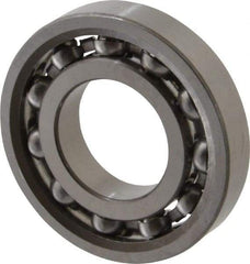 SKF - 20mm Bore Diam, 42mm OD, Open Deep Groove Radial Ball Bearing - 8mm Wide, 1 Row, Round Bore, 910 Lb Static Capacity, 1,550 Lb Dynamic Capacity - Industrial Tool & Supply