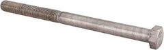 Value Collection - 1-8 UNC, 14" Length Under Head Hex Head Cap Screw - Partially Threaded, Grade 18-8 Stainless Steel, Uncoated, 1-5/16" Hex - Industrial Tool & Supply
