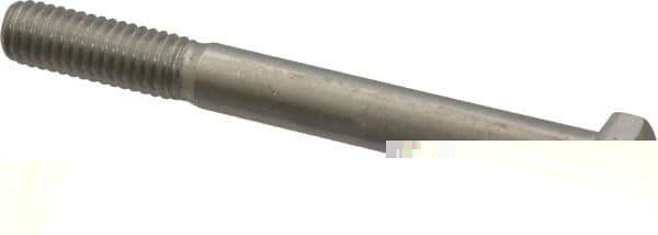 Value Collection - 3/8-16 UNC, 3-1/2" Length Under Head Hex Head Cap Screw - Partially Threaded, Grade 316 Stainless Steel, Uncoated, 9/16" Hex - Industrial Tool & Supply