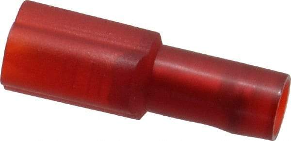 3M - 22 to 18 AWG, Nylon, Fully Insulated, Male Wire Disconnect - 3/16 Inch Wide Tab, Red, RoHS 2011/65/EU Compliant - Industrial Tool & Supply
