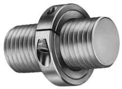 Climax Metal Products - 2-12 Thread, Stainless Steel, One Piece Threaded Shaft Collar - 3" Outside Diam, 11/16" Wide - Industrial Tool & Supply