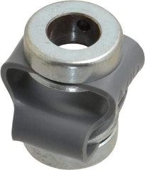 Huco - 3/8" Max Bore Diam, Flexible Flex P Double Loop Coupling - 27mm OD, Polyurethane - Industrial Tool & Supply