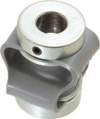 Huco - 5/16" Max Bore Diam, Flexible Flex P Double Loop Coupling - 27mm OD, Polyurethane - Industrial Tool & Supply