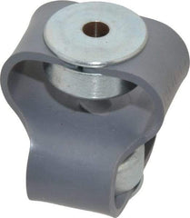 Huco - 1/2" Max Bore Diam, Flexible Flex P Double Loop Coupling - 48mm OD, Polyurethane - Industrial Tool & Supply