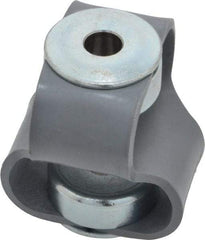 Huco - 5/16" Max Bore Diam, Flexible Flex P Double Loop Coupling - 48mm OD, Polyurethane - Industrial Tool & Supply