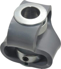 Huco - 5/8" Max Bore Diam, Flexible Flex P Double Loop Coupling - 56mm OD, Polyurethane - Industrial Tool & Supply